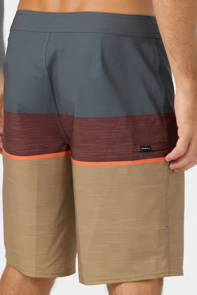 O'neill Hyperfreak Heat Block Swim Trunks In Brown
