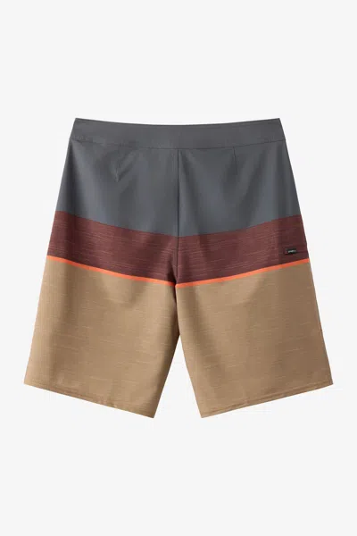 O'neill Hyperfreak Heat Block Swim Trunks In Brown