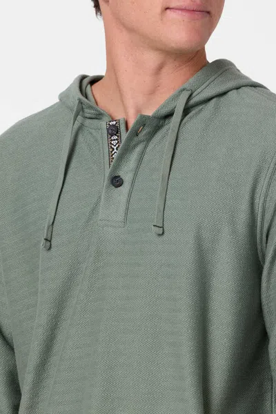 O'neill Men's Bavaro Solid Poncho Pullover Fleece Jacket In Green