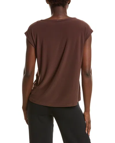 Anne Klein Extended Shoulder Top In Multi