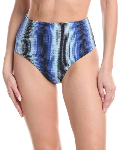 Lemlem Stripe High Leg Bikini Bottoms In Multi