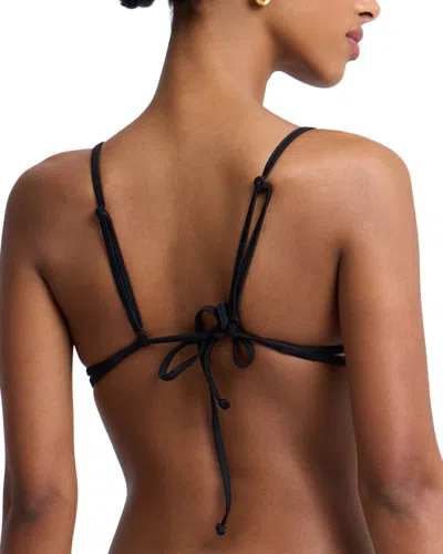 Onia Aimee String Bikini Top In White