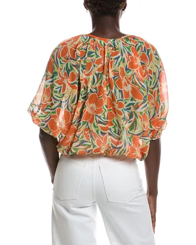 Renee C Long Sleeve Top In Multi