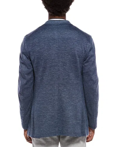 Isaia Wool In Blue