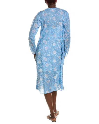 Mer St. Barth Printed Kaftan In Blue