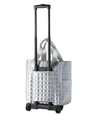 Shiraleah Logan Roller Tote In Silver