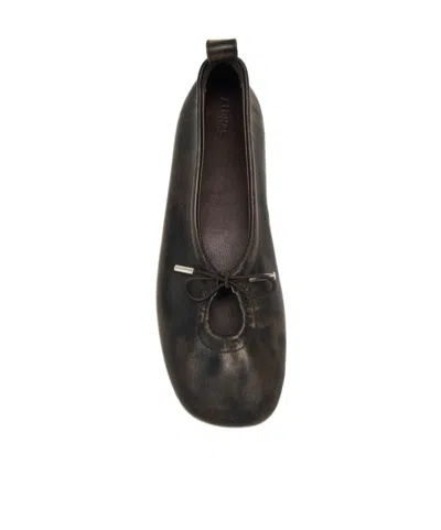Alohas Unlined Drawstring Ankle Boots With Flexible Soles In Brown