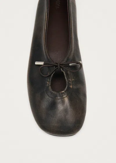 Alohas Unlined Drawstring Ankle Boots With Flexible Soles In Brown