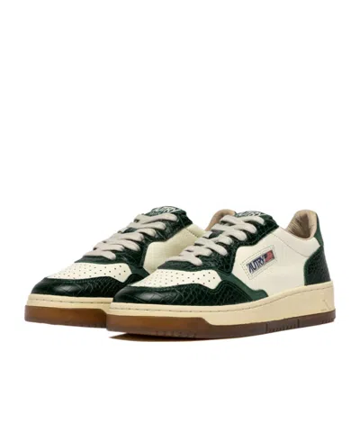 Autry Medalist Low-top Leather In Brown