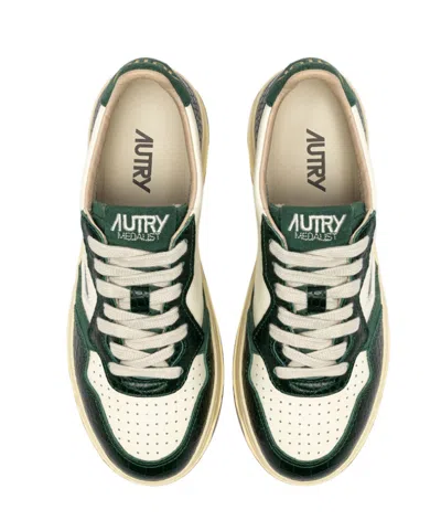 Autry Medalist Low-top Leather In Brown