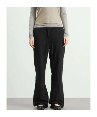 Entire Studios Drawstring Casual Pants In Black