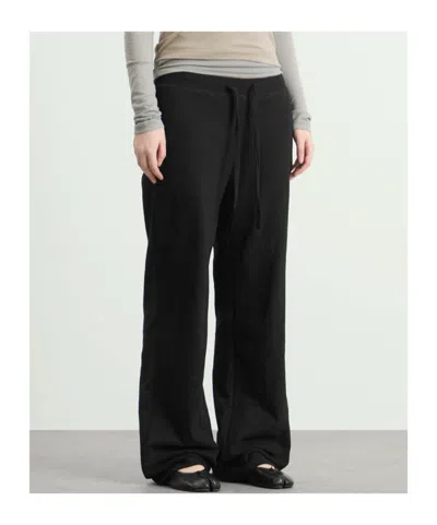 Entire Studios Drawstring Casual Pants In Black