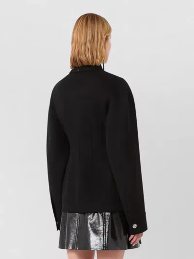 Sportmax Spxarena Tailored Virgin Wool Jacket With Sculpted Silhouette In Multi