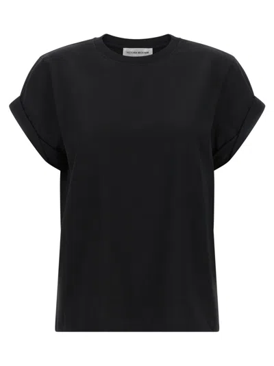 Victoria Beckham Tilly Cotton Jersey T-shirt In Black