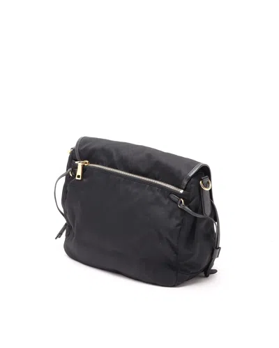 Prada Tessuto Messenger Bag In Blue