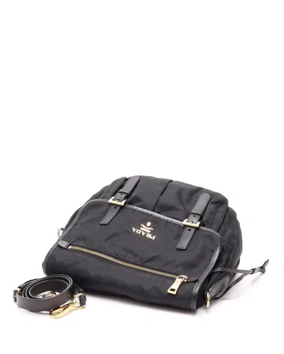 Prada Tessuto Messenger Bag In Blue