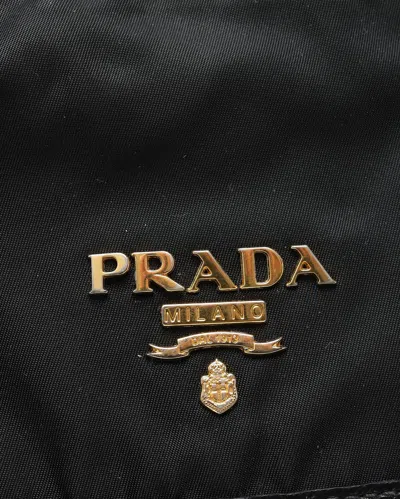 Prada Tessuto Messenger Bag In Blue
