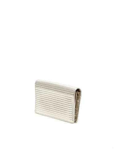 Chanel Long Wallet In Silver
