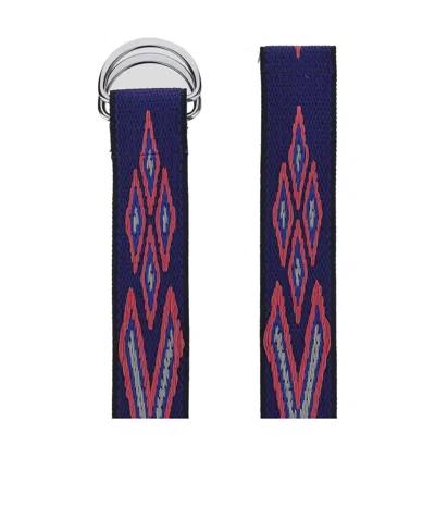 Isabel Marant Logo Belt In Multi