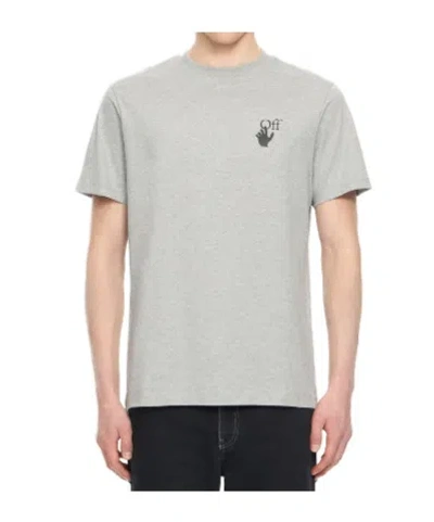 Off-white Logo-print T-shirt In Gray