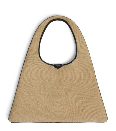 Alaïa Triangular Open-top Tote Bag In Brown