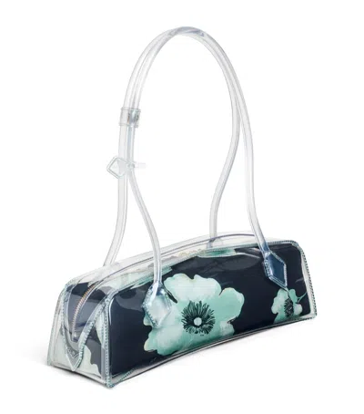 Alaïa Medium Le Teckel Shoulder Bag In Blue