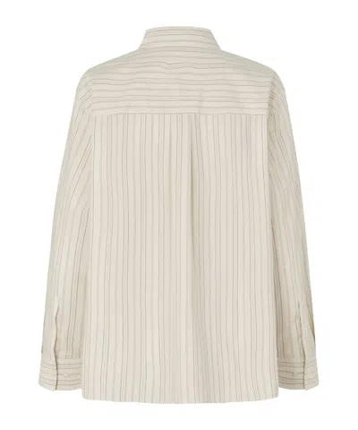 Samsoe & Samsoe Camicia Salova Bone St. In Neutral