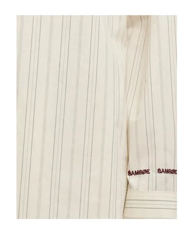 Samsoe & Samsoe Camicia Salova Bone St. In Neutral