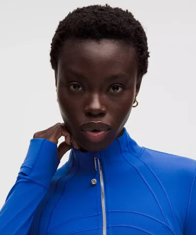 Lululemon Define Cropped Jacket In Blue