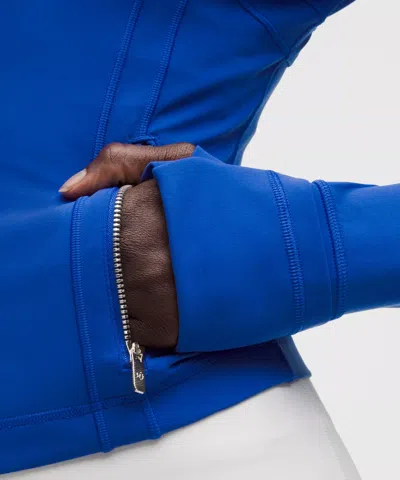 Lululemon Define Cropped Jacket In Blue