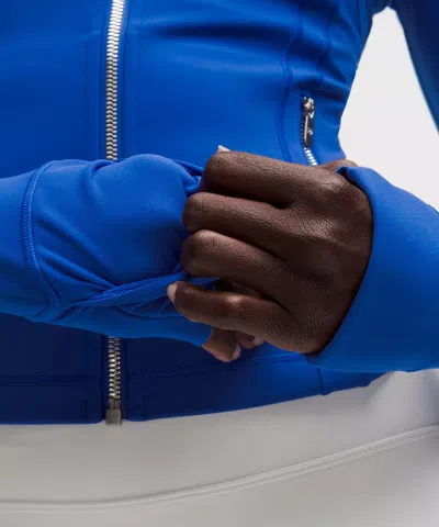 Lululemon Define Cropped Jacket In Blue