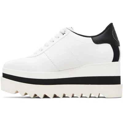 Stella Mccartney White Sneak-elyse Platform Sneakers In White