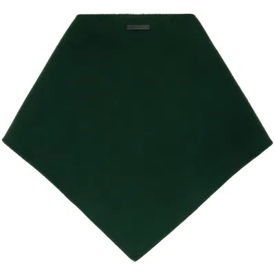 Marni Green Mini Logo Triangle Scarf In Green