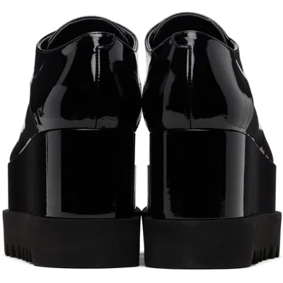 Stella Mccartney Black Limited Edition Elyse Monochrome Platform Derbys In Black