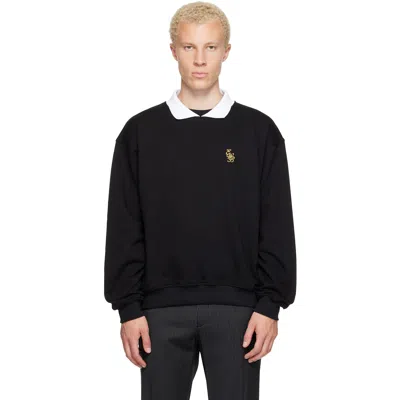 Ernest W Baker Black Golf Polo In Black