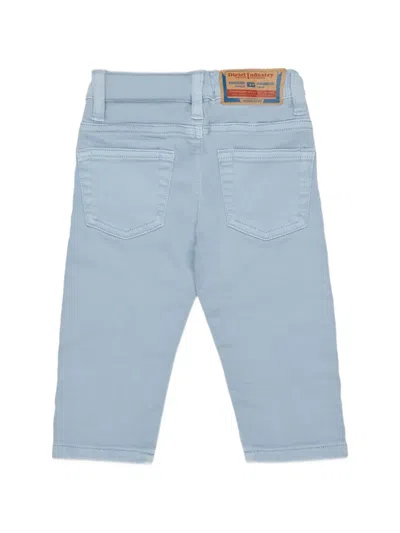 Diesel D-jools Zip-up Jeans In Blue