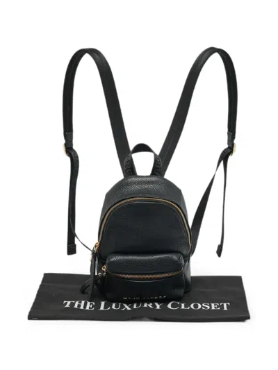 Pre-owned Marc Jacobs Vintage Mini Explorer Backpack In Black