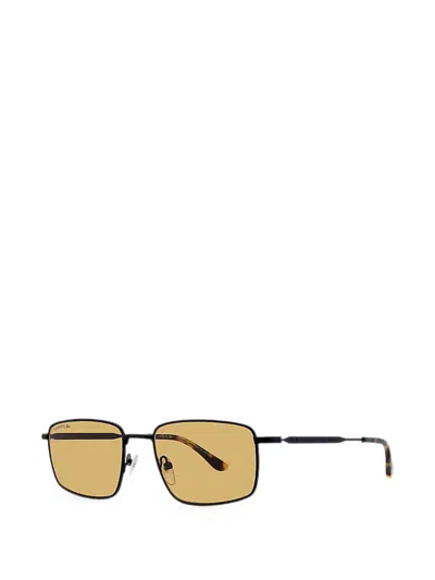 Lacoste Rectangle-frame Sunglasses In Brown