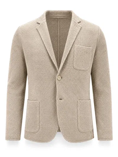 Pya Patch-pockets Blazer In Neutral