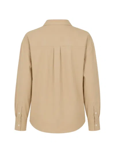 Arlo Mott Watts Button Shirt In Khaki In Brown
