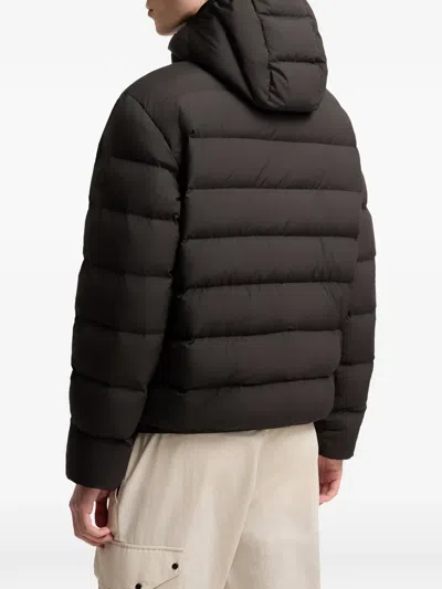 Moncler Arajoki Longue Saison Short Down Jacket In Black