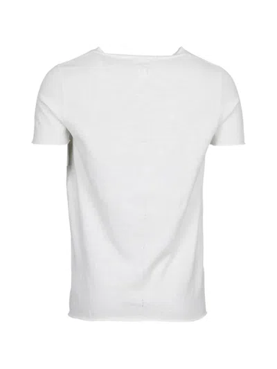 Hannes Roether Raw-cut Edge T-shirt In Multi