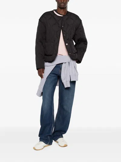 Closed Quilted Jacket In Black