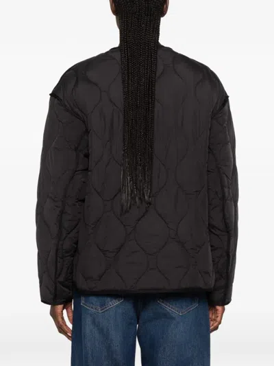 Closed Quilted Jacket In Black
