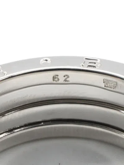 Pre-owned Bvlgari B-zero1 Three-band Ring In Silver