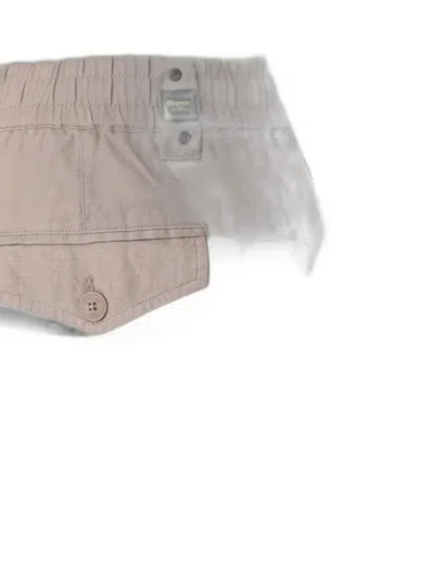 Blauer Elasticated Cargo Shorts In Neutral