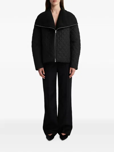 Anna Quan Morandi Quilted Jacket In Black