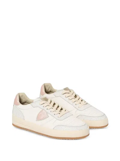 Philippe Model Nice Leather Sneakers In Multi
