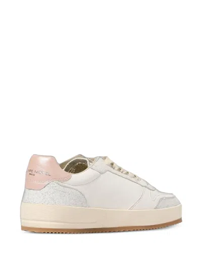 Philippe Model Nice Leather Sneakers In Multi