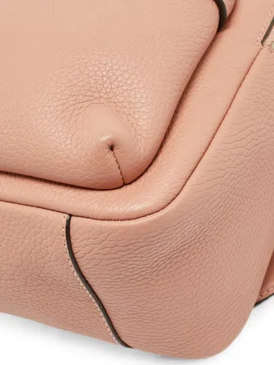 Pre-owned Tory Burch Thea Mini Backpack In Pink